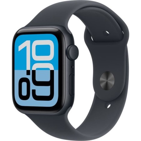 Apple Watch SE 3 GPS - 44mm - Boîtier Midnight Aluminium - Bracele