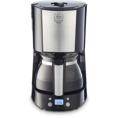 Cafetiere filtre MELITTA - Enjoy Top Timer 1017-11 noir - Fonction AromaSelector - Systeme anti-gouttes