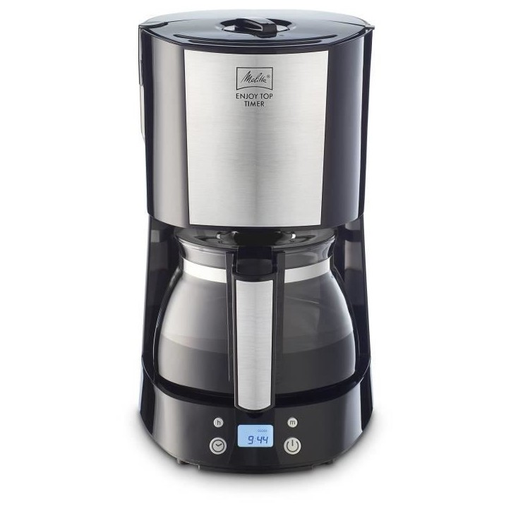 Cafetiere filtre MELITTA - Enjoy Top Timer 1017-11 noir - Fonction AromaSelector - Systeme anti-gouttes Cafetiere filtre MELITTA - Enjoy Top Timer 1017-11 noir - Fonction AromaSelector - Systeme anti-gouttes