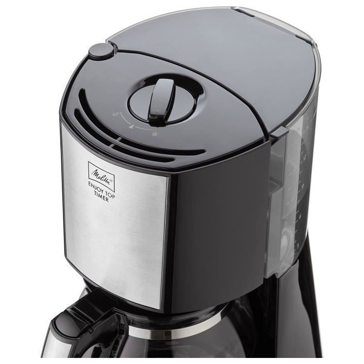 Cafetiere filtre MELITTA - Enjoy Top Timer 1017-11 noir - Fonction AromaSelector - Systeme anti-gouttes Cafetiere filtre MELITTA - Enjoy Top Timer 1017-11 noir - Fonction AromaSelector - Systeme anti-gouttes