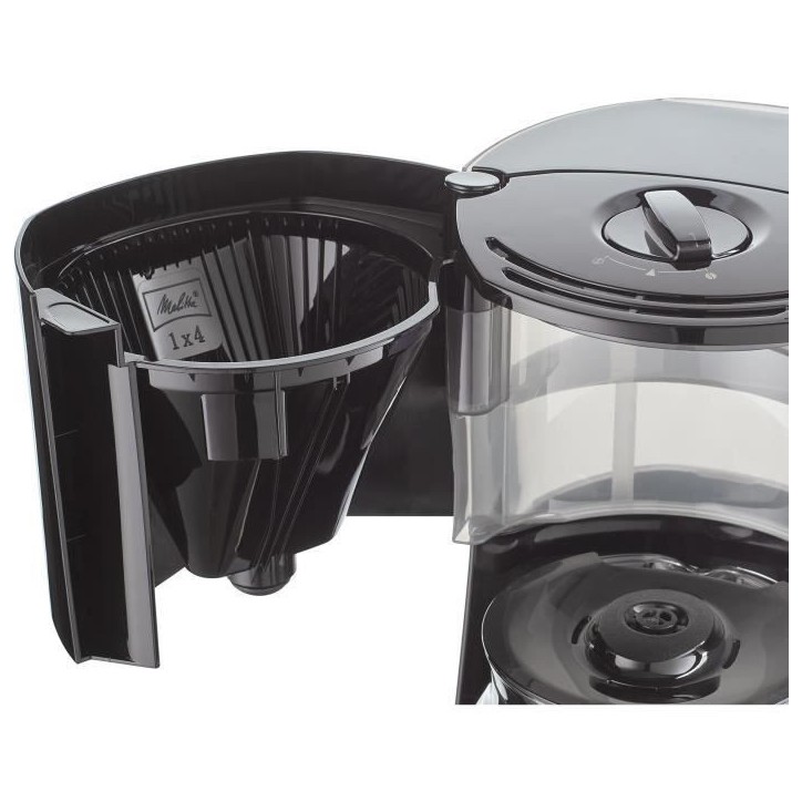 Cafetiere filtre MELITTA - Enjoy Top Timer 1017-11 noir - Fonction AromaSelector - Systeme anti-gouttes Cafetiere filtre MELITTA - Enjoy Top Timer 1017-11 noir - Fonction AromaSelector - Systeme anti-gouttes