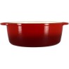 Cocotte - MENASTYL - 6020103 - Ovale - En fonte acier émaillé - Roug