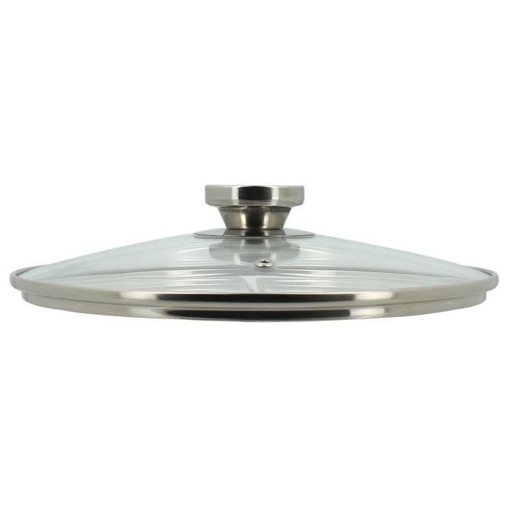Marmite avec couvercle - MENASTYL - 4615455 - En acier inoxydable - 9 litres - Tous feux dont induction