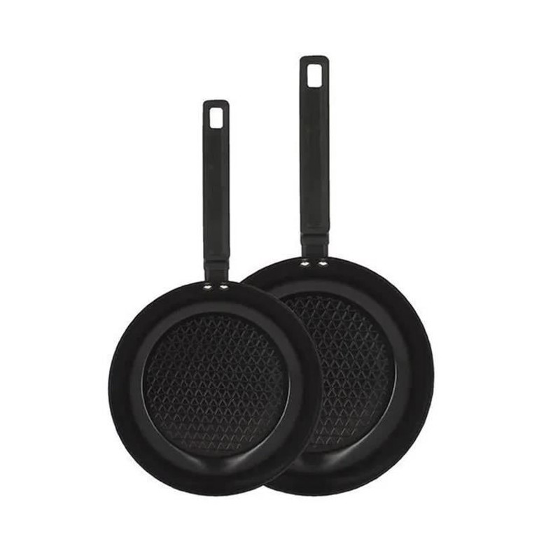 Set de 2 poeles - MENASTYL - 6020297 - En aluminium - 24 et 28 cm - To