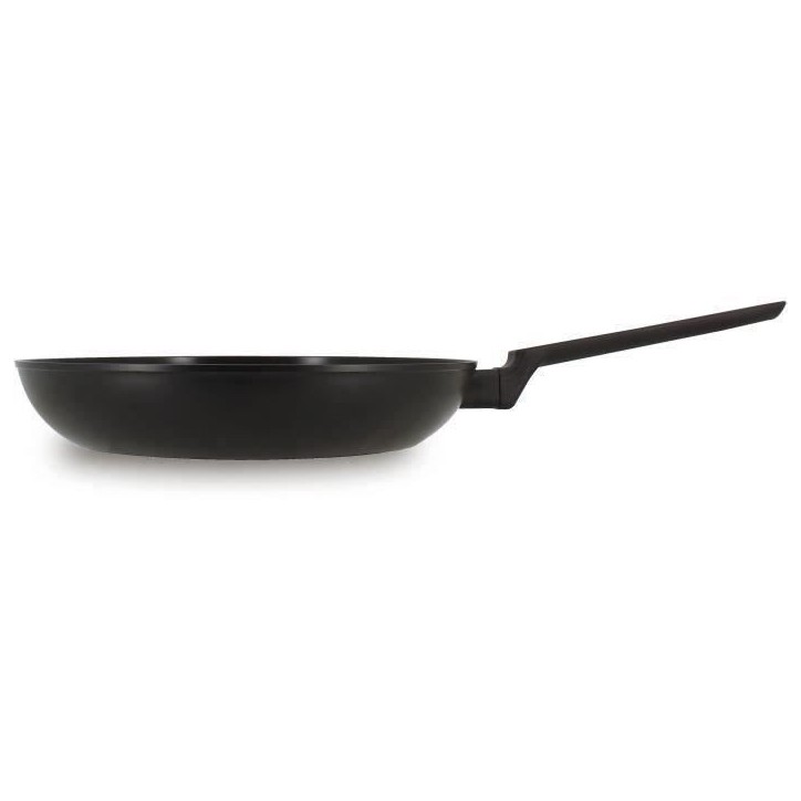 Poele - MENASTYL - 6020638 - En aluminium forgé - 28 cm - Noir - Tous feux dont induction