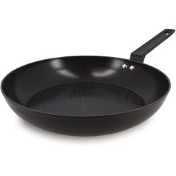 Poele - MENASTYL - 6020638 - En aluminium forgé - 28 cm - Noir - Tous