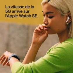 Apple Watch SE 3 GPS + Cellular - 44mm - Boîtier Midnight Aluminium