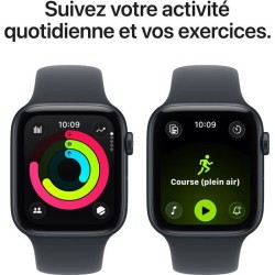 Apple Watch SE 3 GPS + Cellular - 44mm - Boîtier Midnight Aluminium