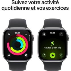 Apple Watch Series 11 GPS - 42mm - Boîtier Space Grey Aluminium -
