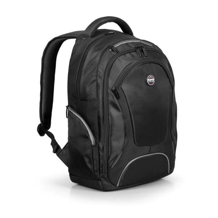 Sac a dos PC - PORT DESIGNS - Pour ordinateur portable COURCHEVEL - 20 litres - 15.6/16 pouces - Noir