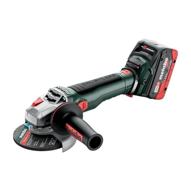 Meuleuse d'angle sans fil METABO WB 18 LT BL 11-125 Quick - 18 V - Met Meuleuse d'angle sans fil METABO WB 18 LT BL 11-125 Quick - 18 V - Met
