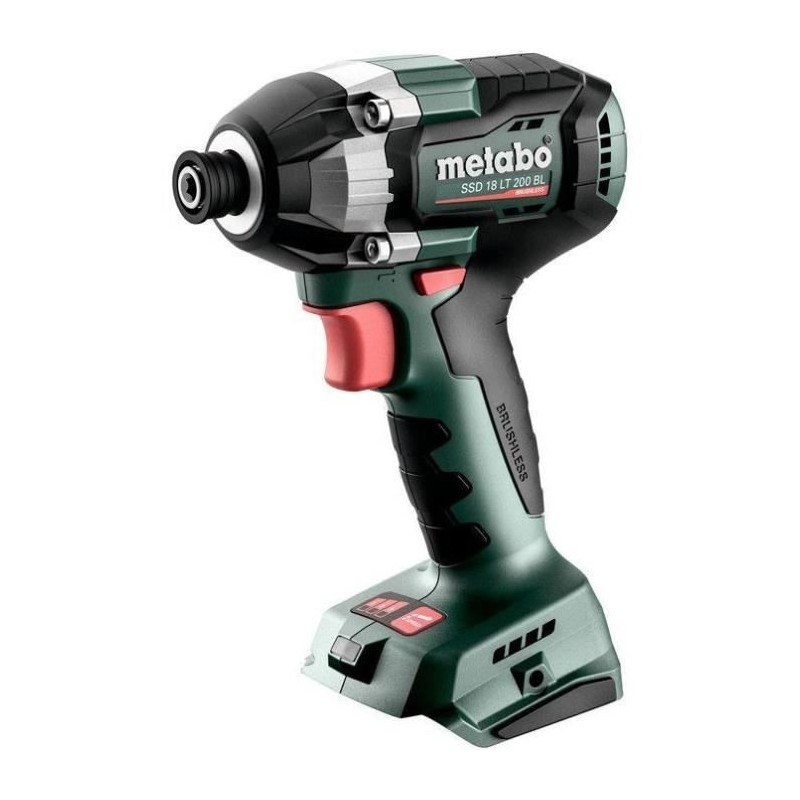 Visseuse a choc sans fil - METABO - SSD 18 LT 200 BL - 18 V - 200 Nm -