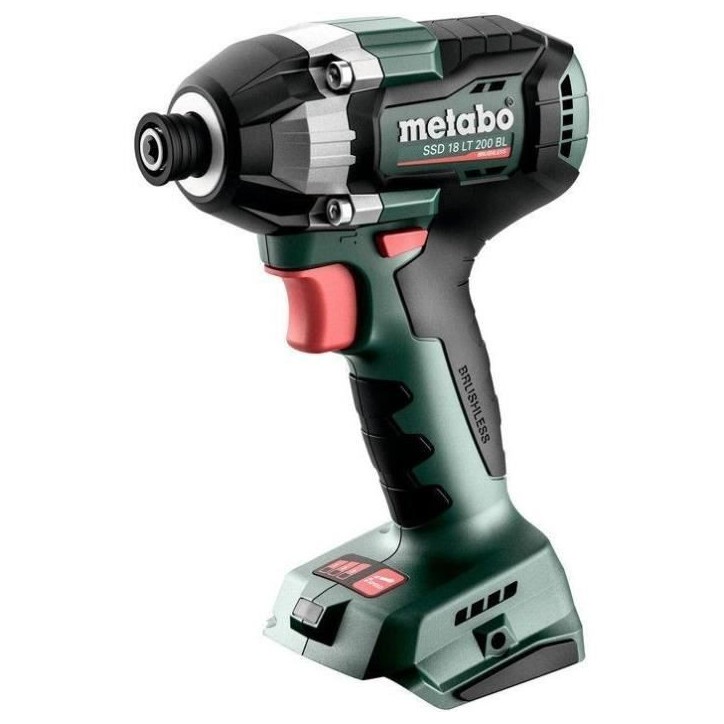 Visseuse a choc sans fil - METABO - SSD 18 LT 200 BL - 18 V - 200 Nm - Professionnelle