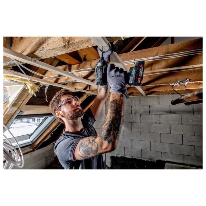 Visseuse a choc sans fil - METABO - SSD 18 LT 200 BL - 18 V - 200 Nm - Professionnelle