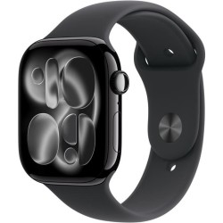 Apple Watch Series 11 GPS - 46mm - Boîtier Jet Black Aluminium - B