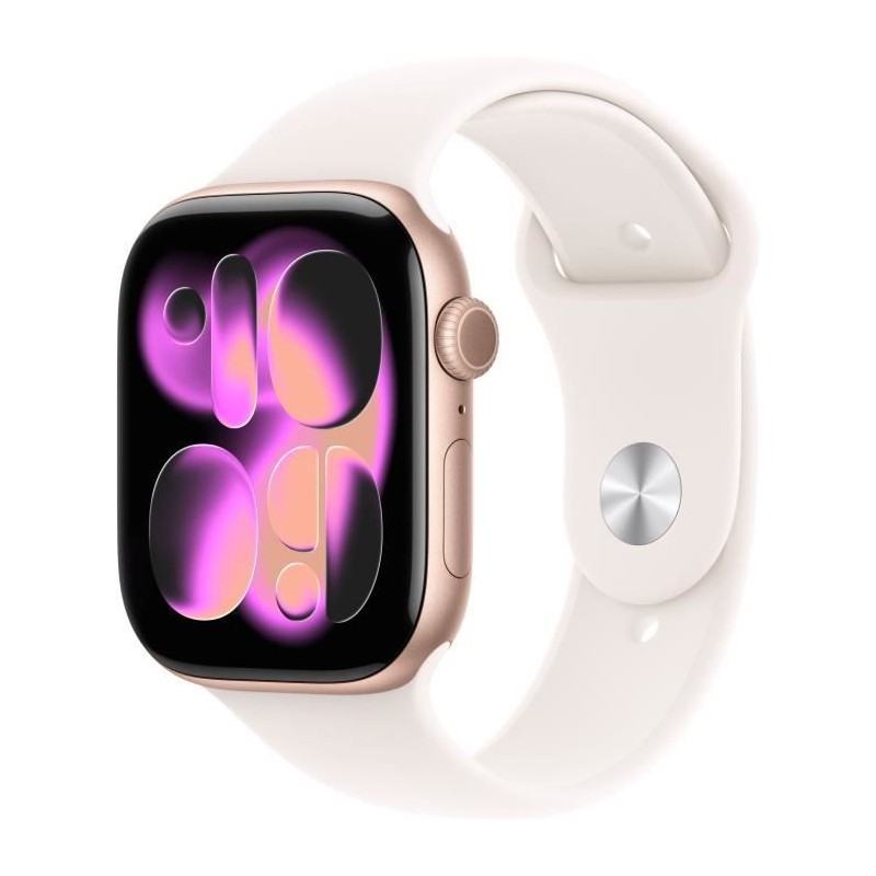 Apple Watch Series 11 GPS - 46mm - Boîtier Rose Gold Aluminium - B Apple Watch Series 11 GPS - 46mm - Boîtier Rose Gold Aluminium - B