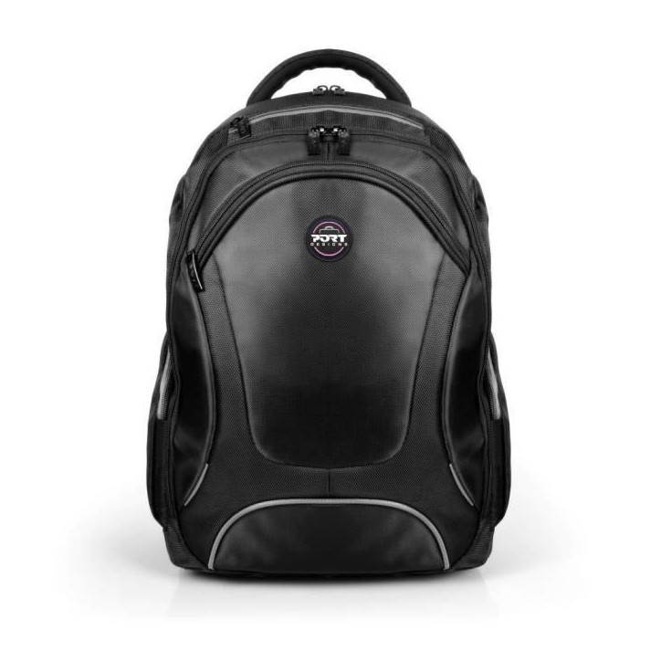 Sac a dos PC - PORT DESIGNS - Pour ordinateur portable COURCHEVEL - 20 litres - 15.6/16 pouces - Noir