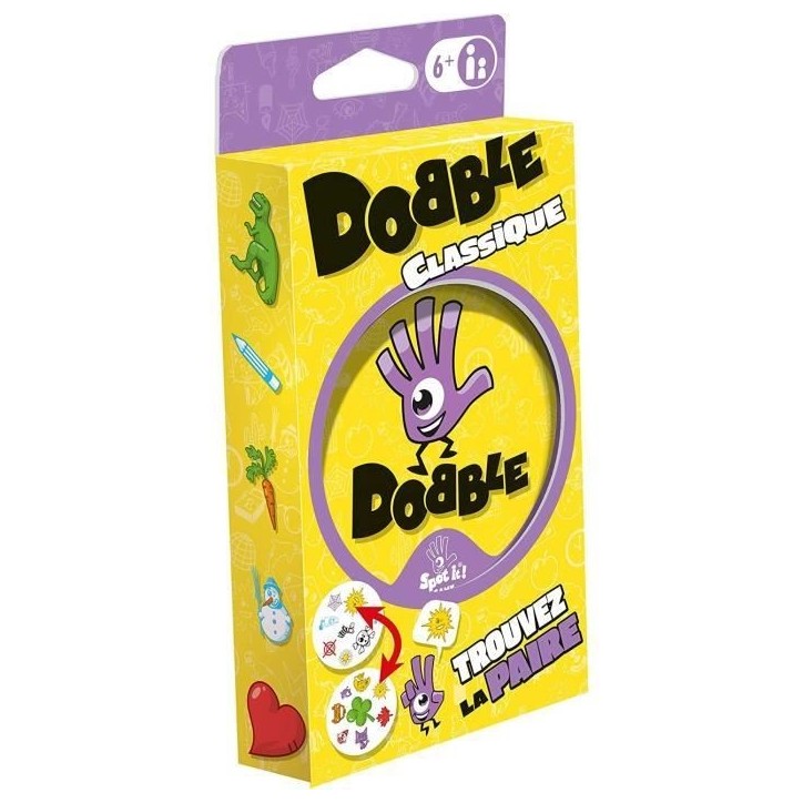 Zygomatic - Dobble : Classique - Édition 2021 - Jeu de société - a partir de 6 ans - 2 a 8 joueurs - 15 minutes