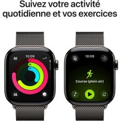 Apple Watch Series 11 GPS + Cellular - 42mm - Boîtier Slate Titaniu