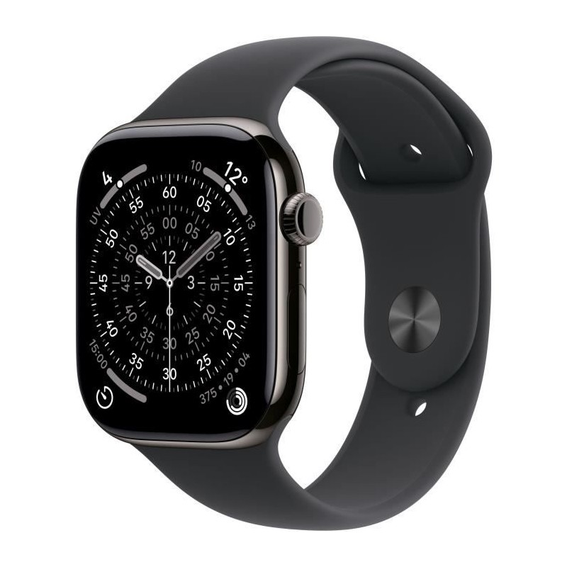 Apple Watch Series 11 GPS + Cellular - 46mm - Boîtier Slate Titaniu Apple Watch Series 11 GPS + Cellular - 46mm - Boîtier Slate Titaniu