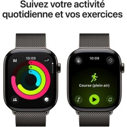 Apple Watch Series 11 GPS + Cellular - 46mm - Boîtier Slate Titaniu