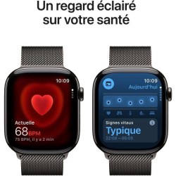 Apple Watch Series 11 GPS + Cellular - 46mm - Boîtier Slate Titaniu