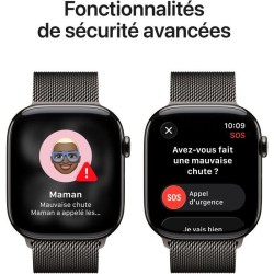 Apple Watch Series 11 GPS + Cellular - 46mm - Boîtier Slate Titaniu