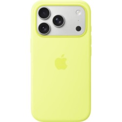 APPLE iPhone 17 Pro - Coque en silicone avec MagSafe - Neon Yellow