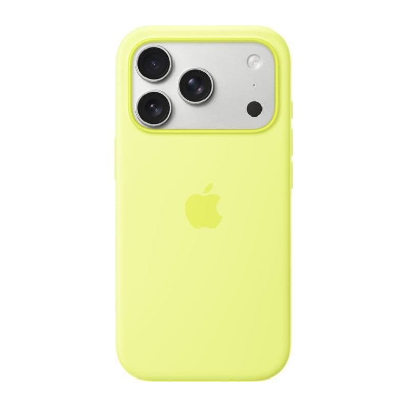 APPLE iPhone 17 Pro - Coque en silicone avec MagSafe - Neon Yellow