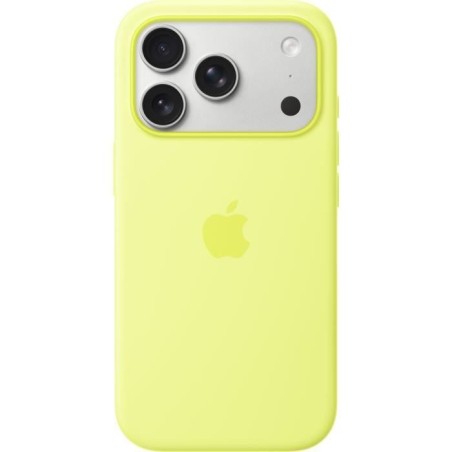 APPLE iPhone 17 Pro - Coque en silicone avec MagSafe - Neon Yellow