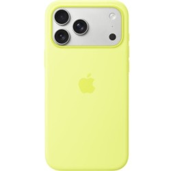 APPLE iPhone 17 Pro Max - Coque en silicone avec MagSafe - Neon Yellow