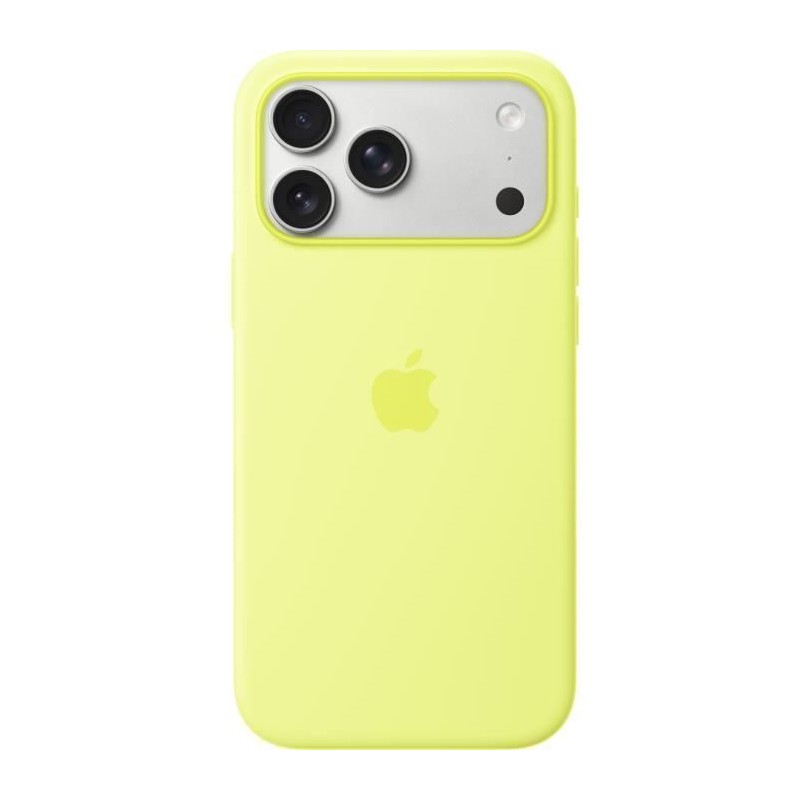 APPLE iPhone 17 Pro Max - Coque en silicone avec MagSafe - Neon Yellow