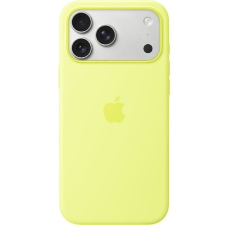 APPLE iPhone 17 Pro Max - Coque en silicone avec MagSafe - Neon Yellow