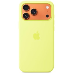 APPLE iPhone 17 Pro Max - Coque en silicone avec MagSafe - Neon Yellow