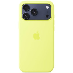 APPLE iPhone 17 Pro Max - Coque en silicone avec MagSafe - Neon Yellow