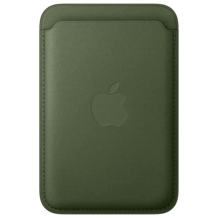 APPLE iPhone - Portefeuille a tissage fin avec MagSafe - Moss