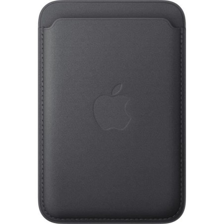 APPLE iPhone - Portefeuille a tissage fin avec MagSafe - Black