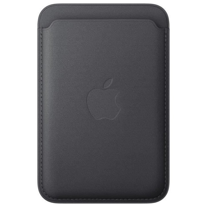 APPLE iPhone - Portefeuille a tissage fin avec MagSafe - Black