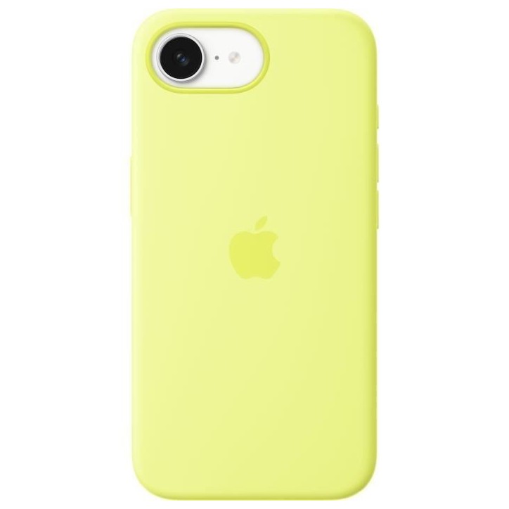 APPLE iPhone 16e - Coque en silicone - Neon Yellow