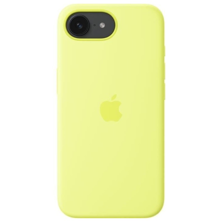 APPLE iPhone 16e - Coque en silicone - Neon Yellow