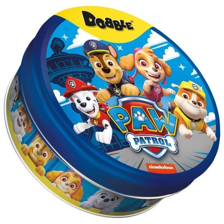 Dobble : Pat Patrouille|Zygomatic - Jeu de société - 5 mini-jeux - a partir de 6 ans