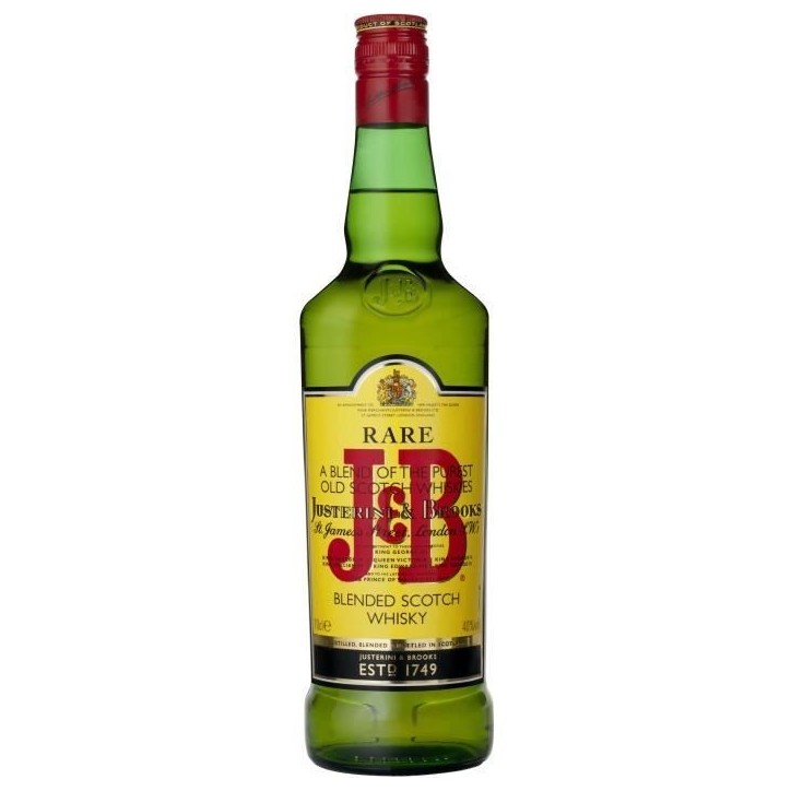 J&B Rare Blended - Whisky - 40,0 % Vol. - 70 cl