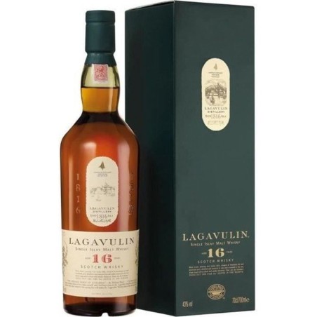 Whisky Lagavulin 16 ans - Islay Single Malt Whisky - Ecosse - 43%vol -