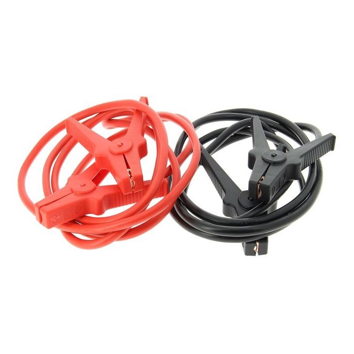 Câbles de démarrage - MICHELIN - 25mm2 de section longueur de 3.5m - moteurs essence cylindrée maxi 5,5L - diesel cylindrée Câbles de démarrage - MICHELIN - 25mm2 de section longueur de 3.5m - moteurs essence cylindrée maxi 5,5L - diesel cylindrée
