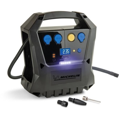 Compresseur sans fils - MICHELIN - Batterie 12V 7,2Ah 2100mA - voiture