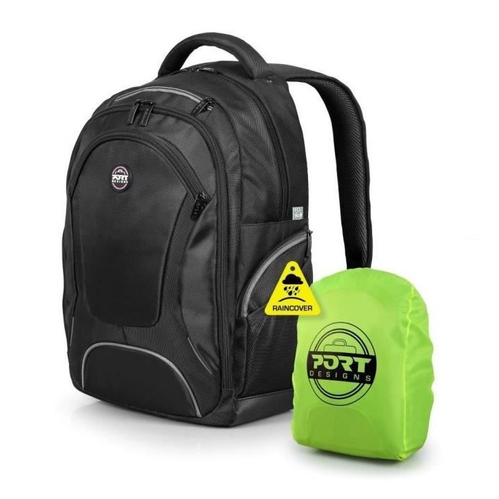 Sac a dos PC - PORT DESIGNS - Pour ordinateur portable COURCHEVEL - 20 litres - 15.6/16 pouces - Noir
