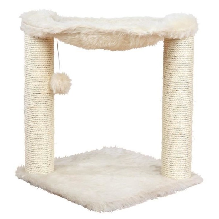 TRIXIE Arbre a chat griffoir Hamac 50 cm creme