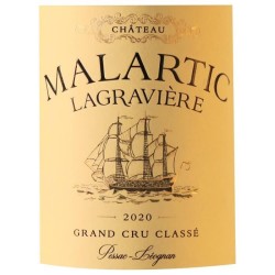 Château Malartic Lagraviere 2020 Pessac-Léognan - Vin rouge de Borde
