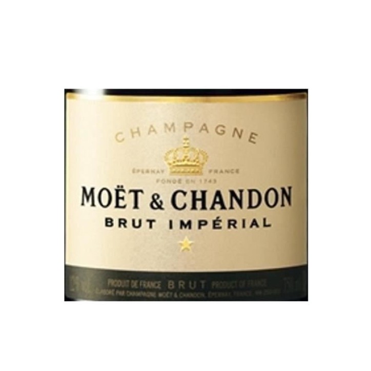 Champagne Moët & Chandon Imperial Brut - 75 cl sans etui Champagne Moët & Chandon Imperial Brut - 75 cl sans etui