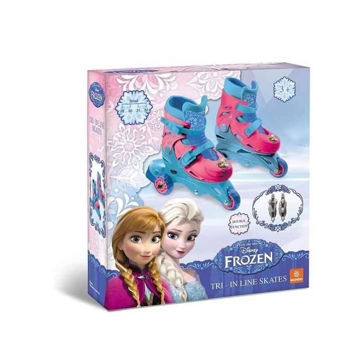 Patins En Ligne - LA REINE DES NEIGES - 3 Roues évolutifs - Fille Patins En Ligne - LA REINE DES NEIGES - 3 Roues évolutifs - Fille